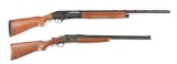 (M) LOT OF 2: BENELLI SUPER 90 AND SAVAGE 24 SHOTGUNS.