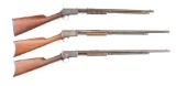 (C) LOT OF THREE: THREE WINCHESTER SLIDE ACTION RIFLES.