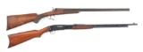 (A+C) LOT OF TWO: FLOBERT AND REMINGTON RIFLES.