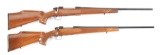 (M) LOT OF TWO: TWO ITHACA BOLT ACTION RIFLES.