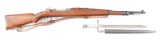 (C) VERY FINE VENEZUELAN CONTRACT FN 24/30 MAUSER RIFLE WITH LEATHER COVER & ARGENTINE BAYONET.