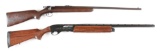 (C+M) LOT OF 2: WINCHESTER RIFLE AND REMINGTON SHOTGUN.