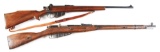 (C) LOT OF TWO: LEE ENFIELD SMLE MK III AND TULA ARSENAL MOSIN NAGANT 91/30 BOLT ACTION RIFLES.