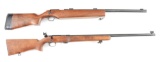 (M) LOT OF 2: KIMBER AND REMINGTON BOLT ACTION RIFLES.