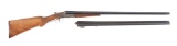 (C) TOBIN ARMS FIELD SIDE BY SIDE SHOTGUN.