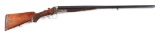 (C) J.P. SAUER AND SOHN SIDE BY SIDE 16 GAUGE SHOTGUN.