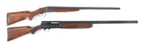 (M+C) LOT OF 2: STEVENS AND REMINGTON SHOTGUNS.
