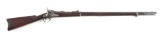 (A) RARE EXPERIMENTAL TRIANGULAR ROD BAYONET MODEL 1880 SPRINGFIELD TRAPDOOR RIFLE.