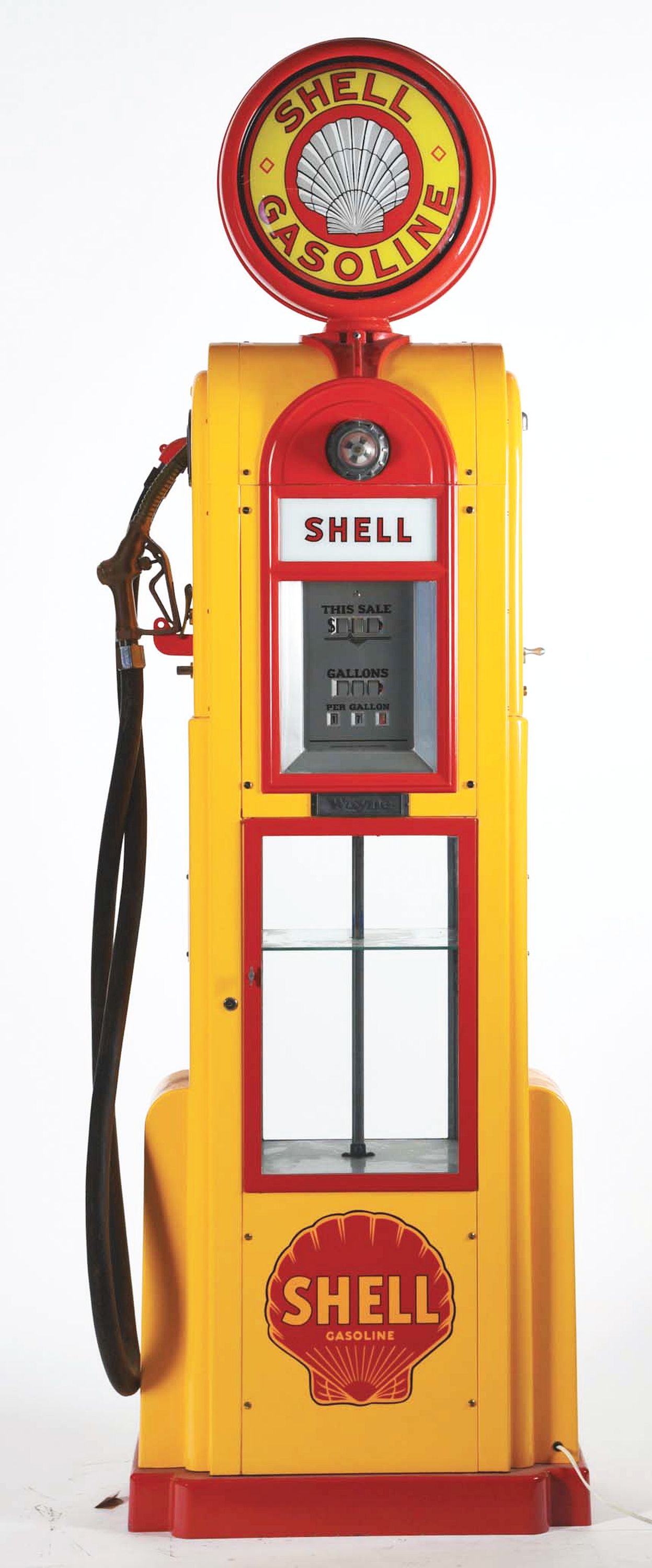 OUTSTANDING WAYNE 60 SHOWCASE GAS PUMP RESTORED | Proxibid