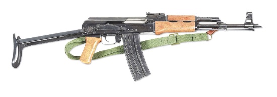 (N) VERY ATTRACTIVE CHINESE UNDER-FOLDING STOCK AKS-223 MACHINE GUN (FULLY TRANSFERABLE).