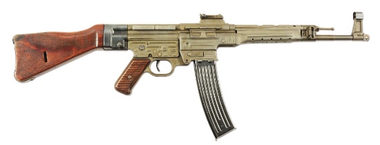 (N) EXCEPTIONAL CONDITION LATE WAR 1945 DATED C.G. HAENEL MANUFACTURED WORLD WAR II GERMAN MP-44 MAC