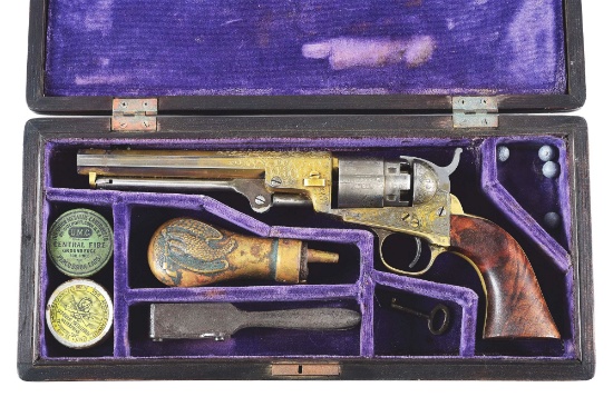 (A) COLT POCKET MODEL PERCUSSION REVOLVER "MYSTERY GUN".