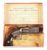 (A) BACON ARMS CO. .22 RIMFIRE PEPPERBOX REVOLVER WITH ORIGINAL BOX.