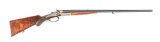 (A) BARTELS AND SOHN BEST HAMMER DOUBLE RIFLE MADE FOR PRINCE ALEXANDER LUDWIG GEORG FRIEDRICH EMIL
