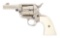 (M) ENGRAVED COLT SHERIFF'S MODEL SINGLE ACTION REVOLVER IN .44-40 WITH EXTRA .44 SPECIAL CYLINDER.