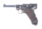 (C) PRIME COMMERCIAL DWM MODEL 1906 9MM LUGER PISTOL WITH HOLSTER.