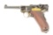 (C) DUTCH M-11 LUGER SEMI-AUTOMATIC PISTOL WITH HOLSTER AND MAG POUCH.