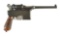 (C) STUNNING MAUSER LARGE RING FLATSIDE BROOMHANDLE IN 7.63 MAUSER.