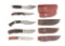LOT OF FIVE CHARLTON KNIVES.