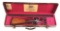 (A) STEPHEN GRANT SIDE BY SIDE HAMMER SHOTGUN WITH CASE & ACCESSORIES.