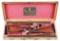 (C) PAIR OF CASED CHARLES HELLIS 12 BORE BOXLOCK SIDE BY SIDE SHOTGUNS.