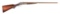 (M) FINE PARKER 12 BORE B GRADE HAMMER SHOTGUN WITH RARE SHELL CARVED GRIP.