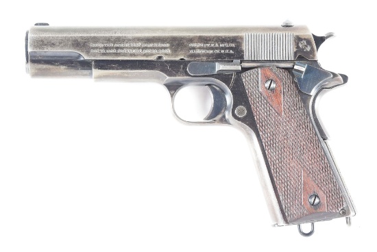 (C) COLT GOVERNMENT MODEL 1911 ATTRIBUTED TO WORLD WAR I ACE LT. COL. W. A. BISHOP.