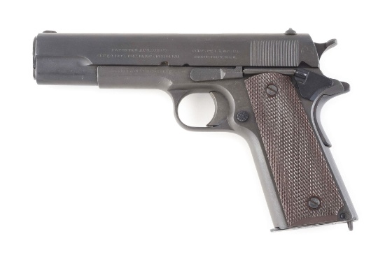 (C) RARE COLT 1911 NAVY .45 ACP SEMI-AUTOMATIC PISTOL.