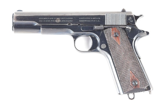 (C) COLT GOVERNMENT MODEL 1911 SEMI AUTOMATIC PISTOL.