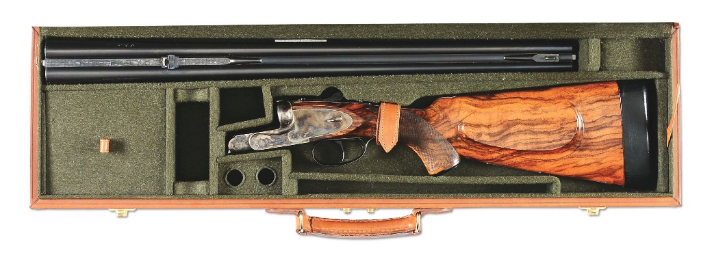 M) FINE P. BERETTA MODEL 455 .500 NITRO EXPRESS DOUBLE RIFLE WITH CASE. |  Guns & Military Artifacts Firearms | Online Auctions | Proxibid
