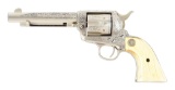 (C) COLT FRONTIER SIX SHOOTER SINGLE ACTION REVOLVER IN .44-40.