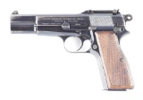 (C) EXTREMELY LOW NUMBER TANGENT SIGHT BROWNING HIGH POWER 9MM SEMI-AUTOMATIC PISTOL, SERIAL NUMBER