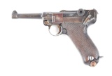 (C) DWM BULGARIAN CONTRACT 9MM SEMI-AUTOMATIC PISTOL WITH HOLSTER.