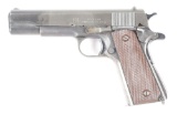 (C) UNION SWITCH AND SIGNAL M1911A1 .45 ACP SEMI AUTOMATIC PISTOL.
