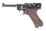 (C) SCARCE 1939 MAUSER P08 LUGER WITH TWO MATCHING MAGAZINES AND HOLSTER
