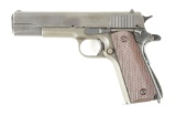 (C) EXCELLENT ITHACA GUN COMPANY 1911A1 .45 ACP SEMI-AUTOMATIC PISTOL (1945).