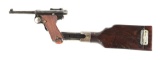 (C) EXTREMELY RARE JAPANESE GRANDPA NAMBU SEMI-AUTOMATIC PISTOL WITH MATCHING STOCK.
