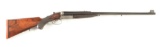 (C) E.M. REILLY BOXLOCK DOUBLE RIFLE IN .500/.465 NITRO EXPRESS WITH AMMO.