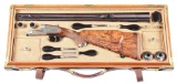 (M) INCREDIBLE HOLLAND AND HOLLAND DOUBLE RIFLE IN .458 WINCHESTER MAGNUM WITH CASE AND ACCESSORIES.