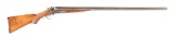 (A) ENORMOUS 7 FRAME PARKER BROS. QUALITY 0 HAMMER SHOTGUN.