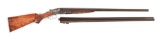 (A) LEFEVER C GRADE 12 BORE SIDE BY SIDE SHOTGUN WITH EXTRA BARREL.