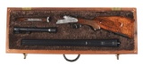 (M) KRIEGHOFF NEPTUN 16 GAUGE X 8MM MAUSER DRILLING WITH CASE.