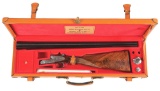 (M) STUNNING 28 BORE ABBIATICO & SALVINELLI CASED SIDE BY SIDE SHOTGUN, ENGRAVED BY PEDERSOLI.