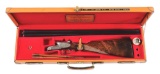 (M) CASED ABBIATICO & SALVINELLI SIDE BY SIDE SLE SHOTGUN
