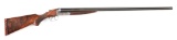 (C) FINE ITHACA NID MODEL GRADE 3E 10 BORE SIDE BY SIDE SHOTGUN.