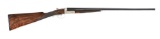 (M) DIMINUTIVE 28 BORE MODEL 40 LEBEAU COURALLY SIDE BY SIDE SHOTGUN.
