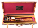 (M) BEAUTIFUL THREE BARREL SET PARKER REPRODUCTIONS A1 SPECIAL 16 AND 20 GAUGE SHOTGUN WITH CASE.