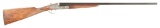(M) BEAUTIFUL 28 GAUGE ABBIATICO & SALVINELLI SIDELOCK EJECTOR SINGLE TRIGGER GAME SHOTGUN WITH EXCE