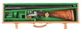 (C) SCARCE PARKER BHE 12 BORE SHOTGUN WITH CASE SOLD BY A.W. DU BRAY.