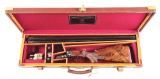 (C) STUNNING BILL MAINS ENGRAVED AND GOLD INLAID WINCHESTER MODEL 21 12 BORE WITH CASE.